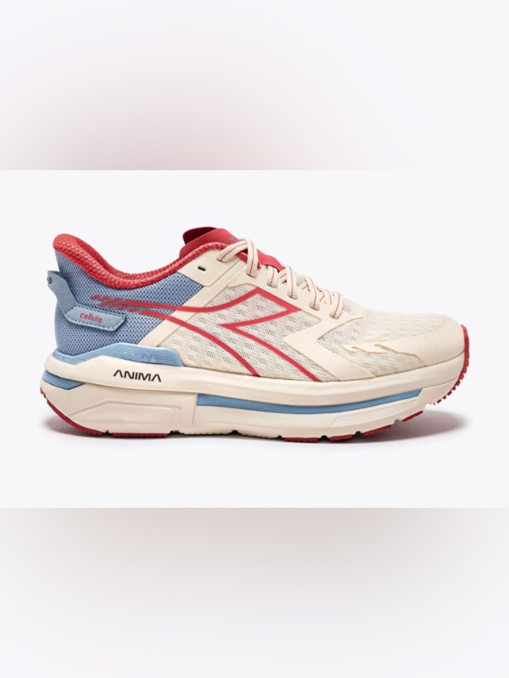 Diadora Women's Cellula-Whisper White/Cayenne Size